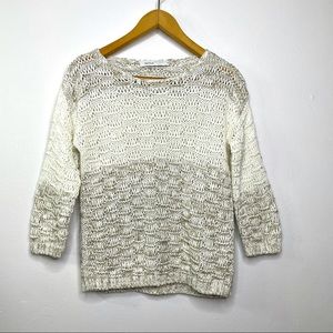 Skovhuus Danish Small Tan Cream Beige Brown Knit  Sweater